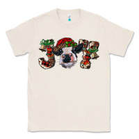 Natural Christmas Joy Heifer Cow Classic Tee - RanaPortraitStore