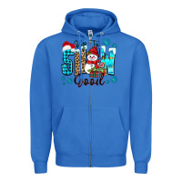 True Royal up to snow good Zipper Hoodie - Zillion Design Studio