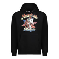 Black American magic Premium Hoodie - NancyCooperArtShop