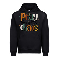 Black pray throthe chaos Urban Hoodie - MaliasSmallBusiness