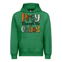Emerald pray throthe chaos Urban Hoodie - MaliasSmallBusiness