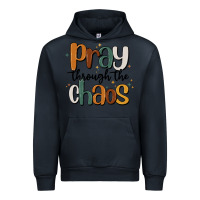 Navy pray throthe chaos Urban Hoodie - MaliasSmallBusiness