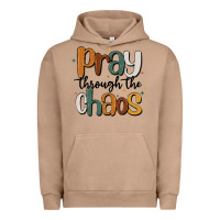 Pigment Burro pray throthe chaos Urban Hoodie - MaliasSmallBusiness