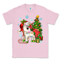 Bubblegum Pink Christmas unicorn Classic Tee - Zillion Design Studio