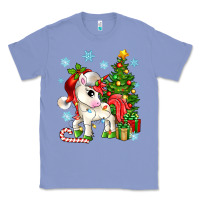 Colony Blue Christmas unicorn Classic Tee - Zillion Design Studio