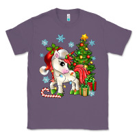 Lavender Christmas unicorn Classic Tee - Zillion Design Studio