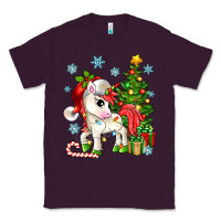 Plum Christmas unicorn Classic Tee - Zillion Design Studio