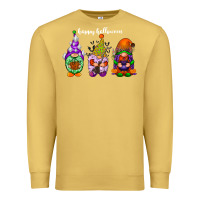 Antique Gold happy halloween gnomes white Premium Sweatshirt - RacoonDesign