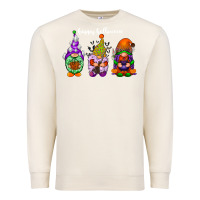 Sandshell happy halloween gnomes white Premium Sweatshirt - RacoonDesign