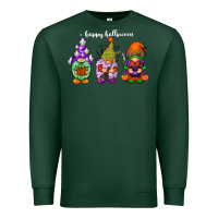 Sports Green happy halloween gnomes white Premium Sweatshirt - RacoonDesign
