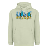 Matcha mama all day everyday Heavyweight Hoodie - Zillion Design Studio