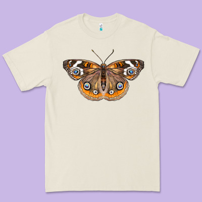 Common Buckeye Butterfly Premium Tee Designed By Lillyallendesigns