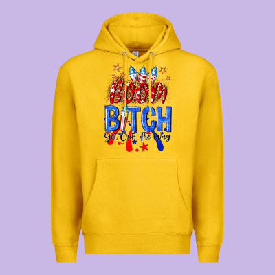 Boom Bitch Get Out The Way Premium Hoodie Designed By Nancycooperartshop