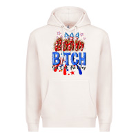 Pale Pink boom bitch get out the way Premium Hoodie - NancyCooperArtShop