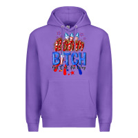 Purple boom bitch get out the way Premium Hoodie - NancyCooperArtShop
