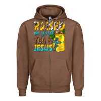 Chestnut raised on sweet tea and jesus Zipper Hoodie - texasbilliewilder