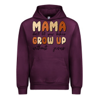 Mauve Wine mama dont let your babies grow up without jesus Urban Hoodie - MaliasSmallBusiness
