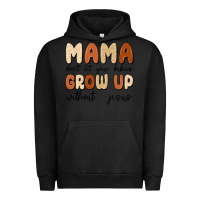 Pigment Black mama dont let your babies grow up without jesus Urban Hoodie - MaliasSmallBusiness