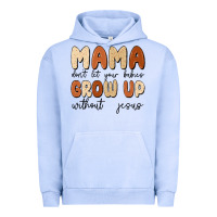 Pigment Grape Ice mama dont let your babies grow up without jesus Urban Hoodie - MaliasSmallBusiness