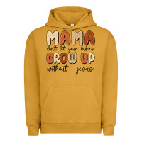 Pigment Peanut Butter mama dont let your babies grow up without jesus Urban Hoodie - MaliasSmallBusiness
