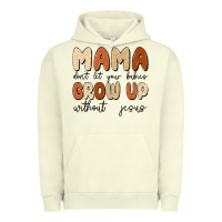 Pigment Pistachio mama dont let your babies grow up without jesus Urban Hoodie - MaliasSmallBusiness