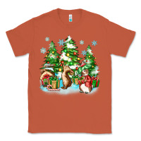 Copper christmas rabbits Classic Tee - Zillion Design Studio