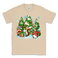 Mushroom christmas rabbits Classic Tee - Zillion Design Studio