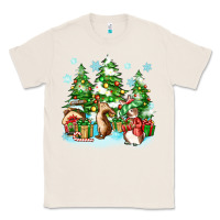 Natural christmas rabbits Classic Tee - Zillion Design Studio