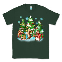 Sports Green christmas rabbits Classic Tee - Zillion Design Studio