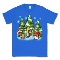True Royal christmas rabbits Classic Tee - Zillion Design Studio