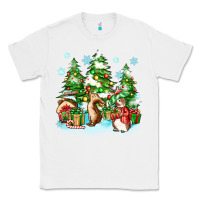 White christmas rabbits Classic Tee - Zillion Design Studio