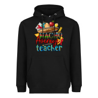 Black nacho average teacher Heavyweight Hoodie - CTS Tumbler Store
