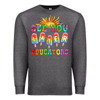 Charcoal Heather see you later educators Premium Sweatshirt - HRA Design Shop