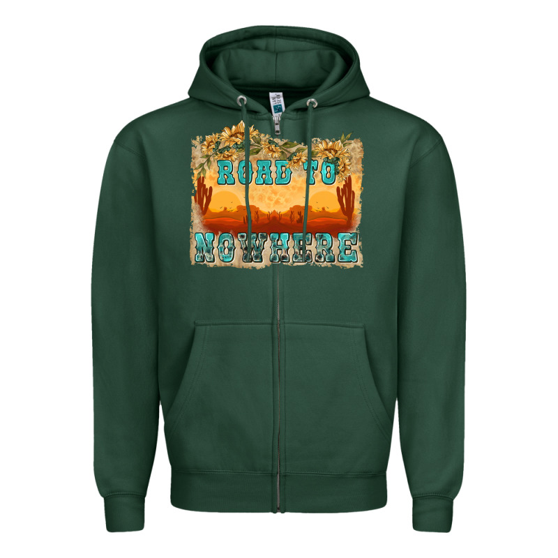 Road To Nowhere Tbw Zipper Hoodie by texasbilliewilder | Teevron