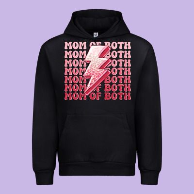 Mom Of Both Girls Urban Hoodie Designed By Maliassmallbusiness