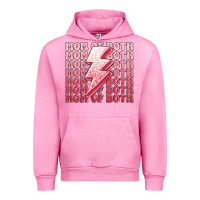 Fuchsia Pink mom of both girls Urban Hoodie - MaliasSmallBusiness