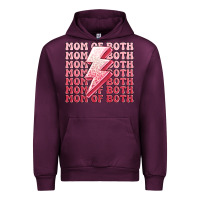 Mauve Wine mom of both girls Urban Hoodie - MaliasSmallBusiness