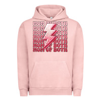 Pigment Salmon mom of both girls Urban Hoodie - MaliasSmallBusiness