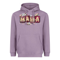 Lavender mama with license letters Heavyweight Hoodie - Zillion Design Studio