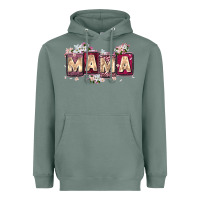 Sage mama with license letters Heavyweight Hoodie - Zillion Design Studio