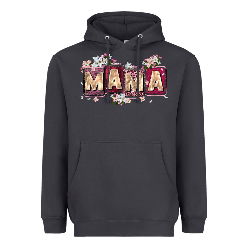 Mama With License Letters Heavyweight Hoodie by Zillion Design Studio | Teevron