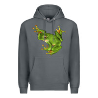 Rock White Lipped Tree Frog Illustrations Premium Hoodie - LillyAllenDesigns