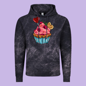 Valentines Day Cupcake Vintage Hoodie Designed By Adodesignshop