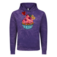 Cloud Purple valentines day cupcake Vintage Hoodie - AdoDesignShop