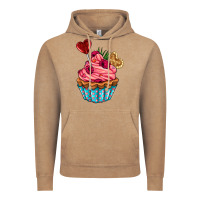Vintage Coffee valentines day cupcake Vintage Hoodie - AdoDesignShop