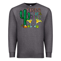 Charcoal Heather cinco de mayo cactus Premium Sweatshirt - CowhideDigitalArt