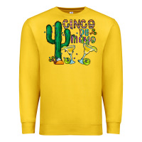 Lemon cinco de mayo cactus Premium Sweatshirt - CowhideDigitalArt