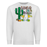 Oatmeal Heather cinco de mayo cactus Premium Sweatshirt - CowhideDigitalArt