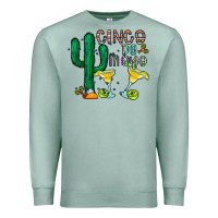 Seafoam cinco de mayo cactus Premium Sweatshirt - CowhideDigitalArt