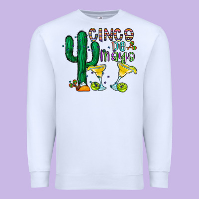 Cinco De Mayo Cactus Premium Sweatshirt Designed By Cowhidedigitalart